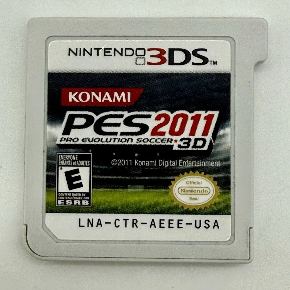 Nintendo 3DS PES 2011 3D Game Cartridge Only No‎ Case Tested